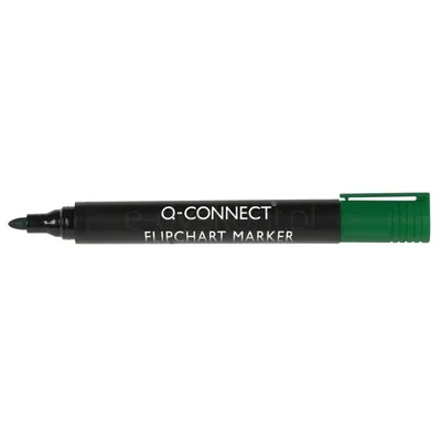 Marker Do Flipchartów Q-Connect, Okrągły, Zielony
