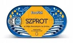 Evrafish Szprot W Oleju 170 G