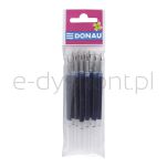 Donau Wkład Do Długopisu Automatycznego Żel. Z Wodoodpornym Tuszem 0,5Mm, 10Szt., Niebieski  - 2