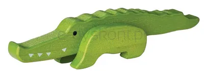 Bambusowy aligator od 24m-ca (9x3.5x4cm)