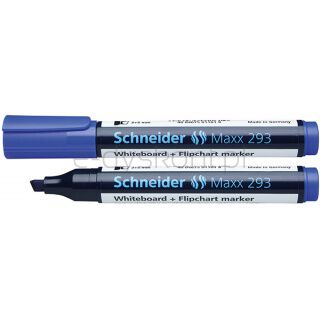 Schneider Marker do tablic Maxx 293, ścięty, 2-5mm, niebieski [BIURO]