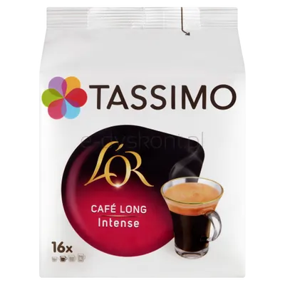 Tassimo L'Or Café Long Intense Kawa Mielona 16 Kapsułek 128 G