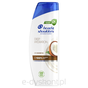 Head Shoulders Deep Hydration Szampon przeciwłupieżowy z olejem kokosowym 500 ml