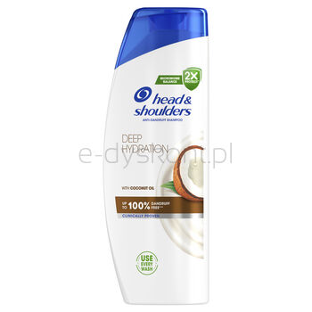 Head & Shoulders Szampon Przeciwłupieżowy Deep Hydration z olejem kokosowym 500 ml