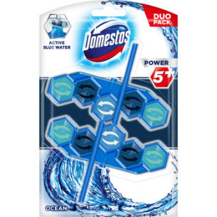 Domestos Kostka Toaletowa Power 5+ Blue Water 