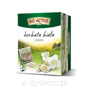 Big Active Herbata Biała Z Jaśminem (20 Torebek X 1,5G) 30G