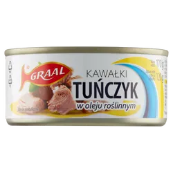 Graal Tuńczyk Kawałki W Oleju Roślinnym 170 G