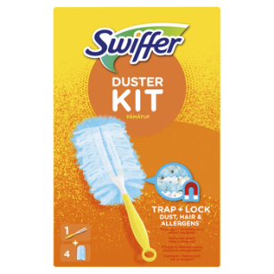 Swiffer Duster Kit (1 Rączka + 4 Miotełki Do Kurzu)
