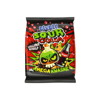 Blublo Żelki Sour Cola 80G
