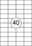 Etykiety OFFICE PRODUCTS, 48,5x25,4mm, białe, 100 ark. - 2
