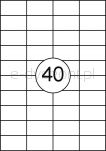 Office Products Etykiety 48,5x25,4mm, białe, 100 ark. - 2