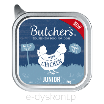 Butcher'S Original Junior, Karma Dla Psa, Z Kurczakiem, Pasztet, 150G