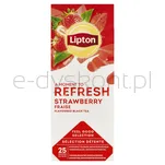 Herbata LIPTON Feel Good Selection, Refresh, truskawka, 25 kopert - 2