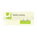 Bloczek Samoprzylepny Q-Connect, 38X51Mm, 3X100 Kart., Jasnożółty - 3