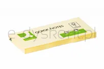 Bloczek Samoprzylepny Q-Connect, 38X51Mm, 3X100 Kart., Jasnożółty - 6