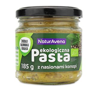 Pasta Z Ciecierzycy I Szpinaku Z Nasionami Konopi Bio 185 G - Naturavena [BIO]