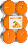 Podgrzewacze 6 sztuk Pomarańcza 
