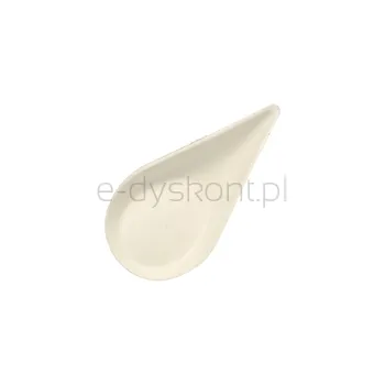 Fingerfood Talerze Z Trzciny Cukrowej, Pure, 10,5 Cm X 5,7 Cm, Kolor: Biały, Drop, 50 Szt