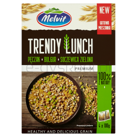 Melvit Trendy Lunch Mieszanka Pęczak, Bulgur, Soczewica 4X100G