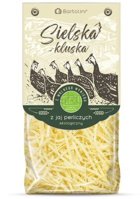 Bartolini Sielska Kluska z jaj perliczych krajanka BIO 250g