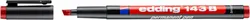 Edding Foliopis Permanentny E-143 B  1-3Mm, Czerwony 