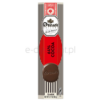 Wawel DROSTE Pastylki czekoladowe Gorzkie 64% cocoa 90g