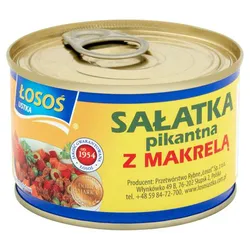 Sałatka Łosoś Z Makreli Pikantna 170 G