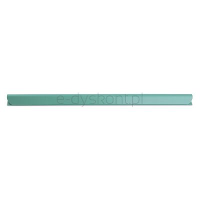 Donau Listwa zaciskająca, PVC, A4, 4mm, do 40 kartek, zielona [BIURO]