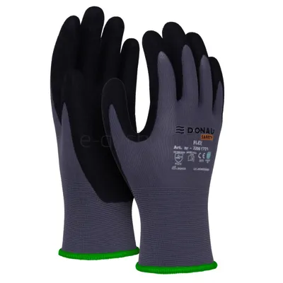 Rękawice Donau Safety Flex, Kat. Ii, Rozm. 11, Szare