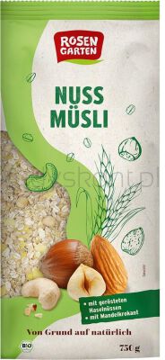 Rosengarten Musli Orzechowe Bio 750 G