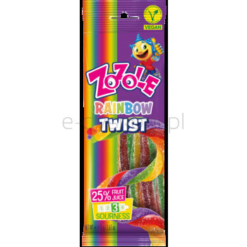 Zozole Żelki Rainbow Twist 75G Mieszko