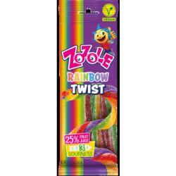 Zozole Żelki Rainbow Twist 75G Mieszko