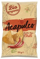 Acapulco Nachosy O Smaku Chili Bio 125 G