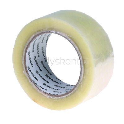 Donau Taśma pakowa Hot-Melt , 48mm, 132m, 40mikr., transparentna