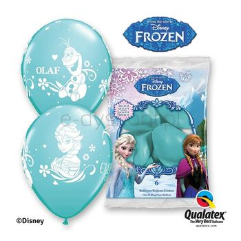 Balony 11 Cali Z Nadr. Frozen 2, 6 Szt.