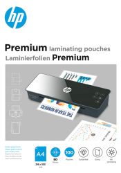Folie Laminacyjne Hp Premium, A4, 80 Mic, 100 Szt., Przezroczyste/Połysk