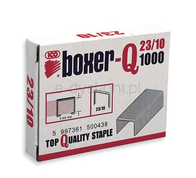 ICO Boxer Zszywki 23/10, galwanizowane, 1000szt.