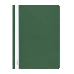 Donau Skoroszyt PVC, A4, twardy, 150/160mikr., zielony