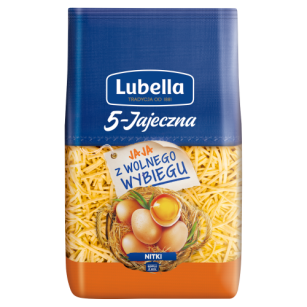 Lubella Makaron Jajeczna 5 Jaj Nitki 400 G