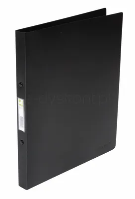 Q-Connect Segregator Ringowy Pp, A4/4R/16Mm, Transparenty Czarny 