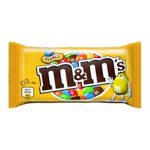 M&M Peanut Orzeszki Ziemne Oblane Czekoladą W Kolorowych Skorupkach 45 G