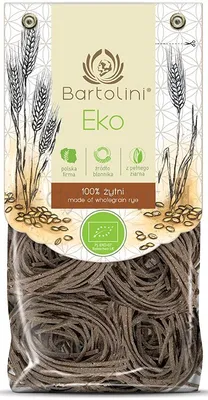 Bartolini Makaron Żytni Gniazda Tagliatelle Bio 250G