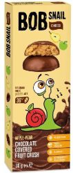 Bob Snail Przekąska Jabłko Gruszka W Mlecznej Belgijskiej Czekoladzie 30G