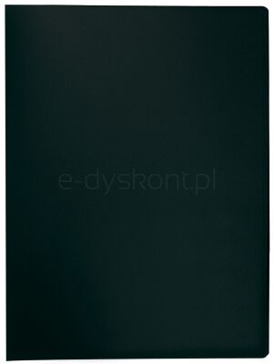 Q-Connect Teczka ofertowa, PP, A4, 380mikr., 20 koszulek, Czarna 