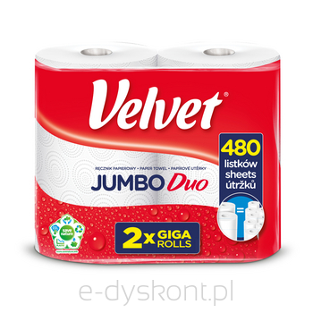 Ręcznik papierowy Velvet Jumbo Duo a'2