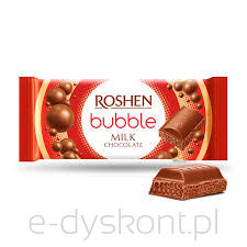 Roshen Czekolada Bąbelkowa mleczna 80 g