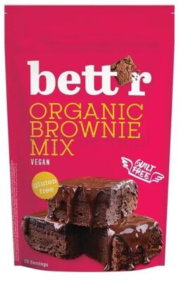 Bettr Mieszanka na ciasto brownie wegańska bezglutenowa BIO 400 g