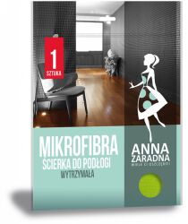 Anna Zaradna Mikrofibra ściereczka do podłogi 1 szt., zielony