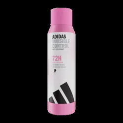 Adidas Invisible Control Antyperspirant W Sprayu Dla Kobiet Bez Białych Plam I Żółtych Śladów, 150 Ml