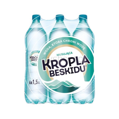 Kropla Beskidu Woda musująca 1.5 l pet - SK